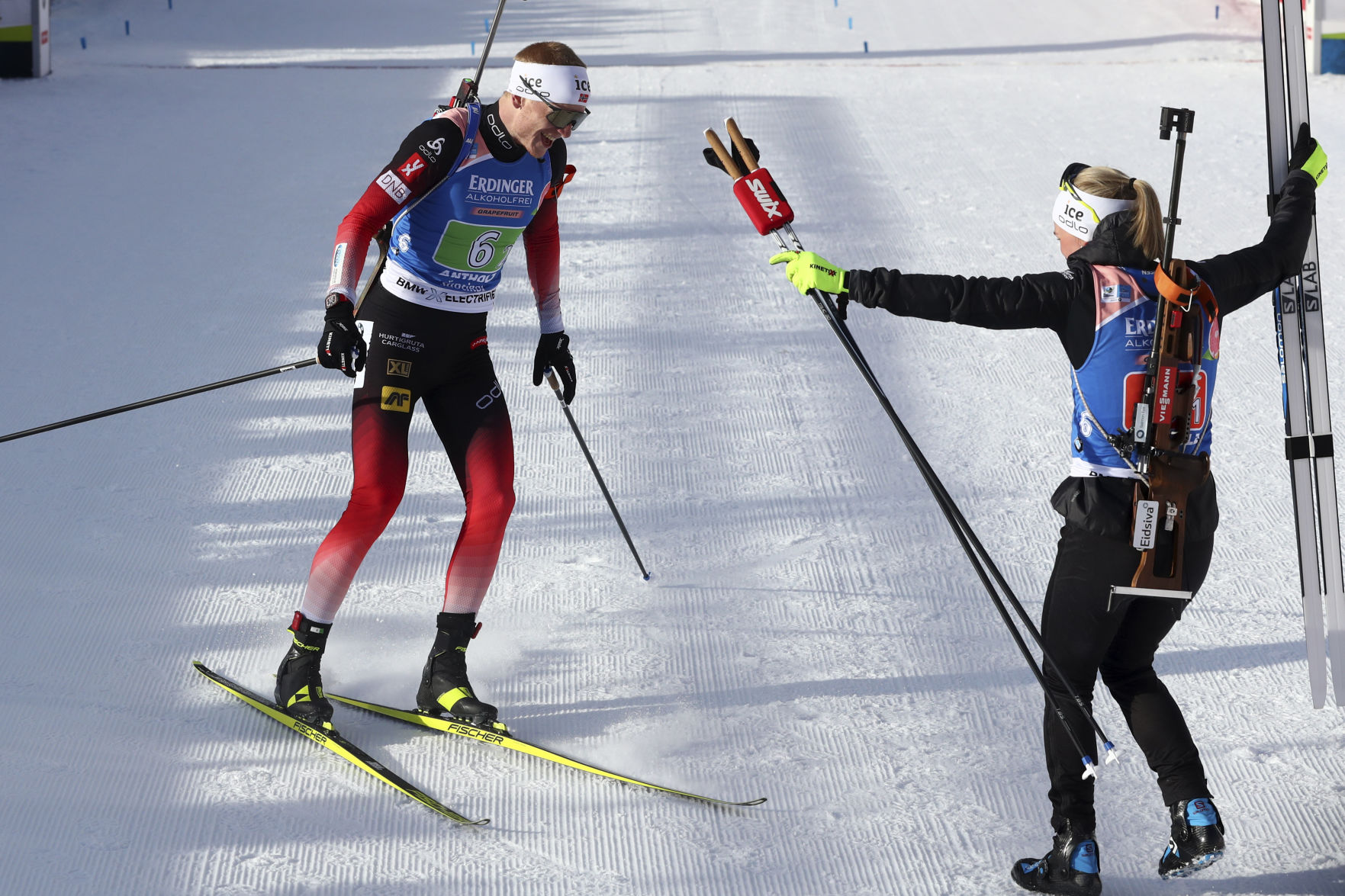 APTOPIX Italy Biathlon World Championships